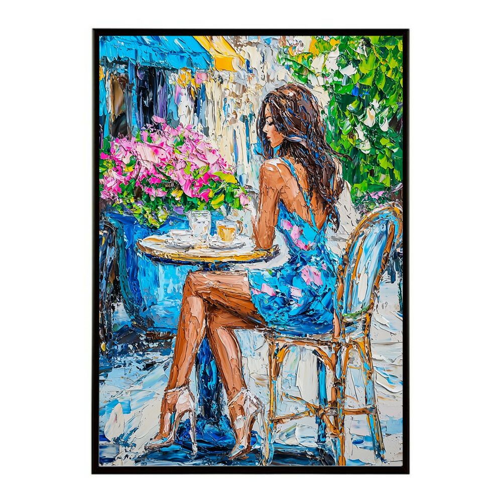 B1サイズ（約73x103cm）】【lm-poster-2735】【フレーム付き】カフェに