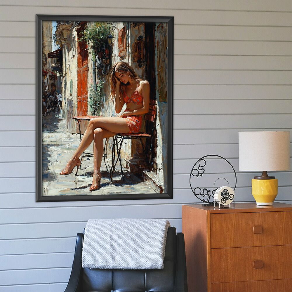A2サイズ（約42x59cm）】【lm-poster-2830】【フレーム付き】カフェに