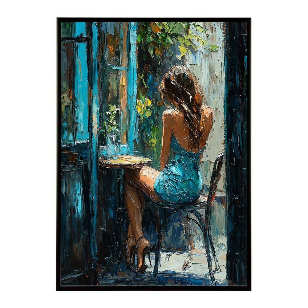 B4サイズ（約25x36cm）】【lm-poster-2744】【フレーム付き】カフェに