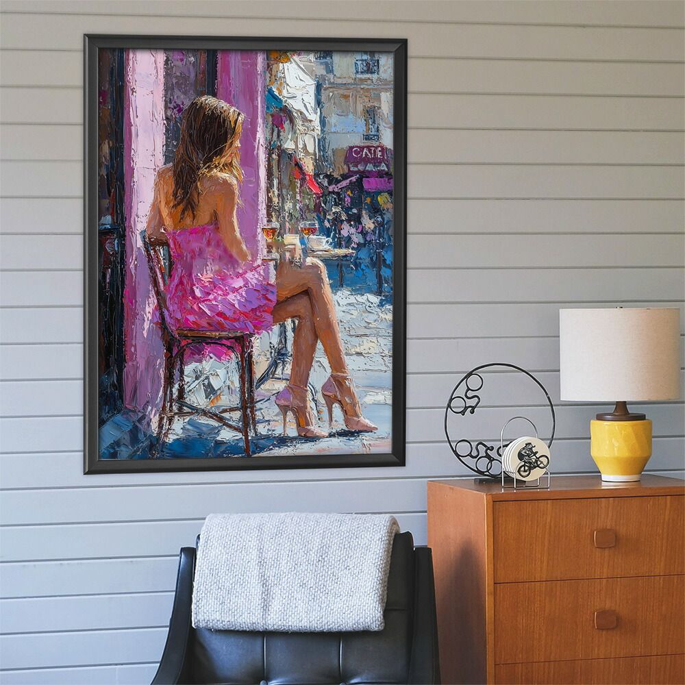 A1サイズ（約59x84cm）】【lm-poster-2813】【フレーム付き】カフェに