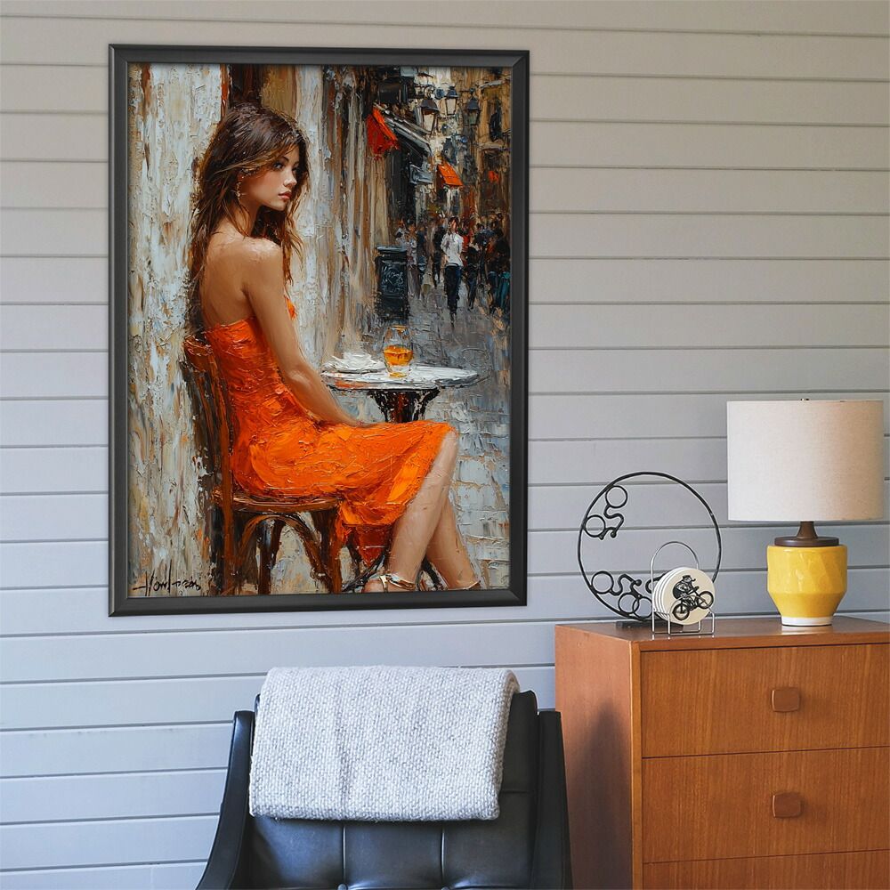 B2サイズ（約51x73cm）】【lm-poster-2830】【フレーム付き】カフェに