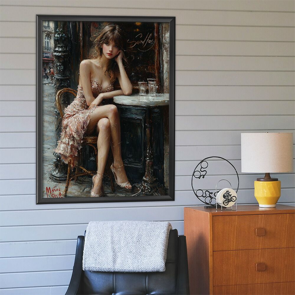 A2サイズ（約42x59cm）】【lm-poster-2752】【フレーム付き】カフェに