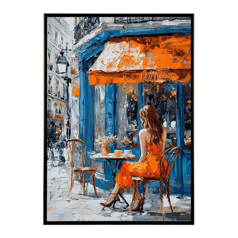 A1サイズ（約59x84cm）】【lm-poster-2756】【フレーム付き】カフェに