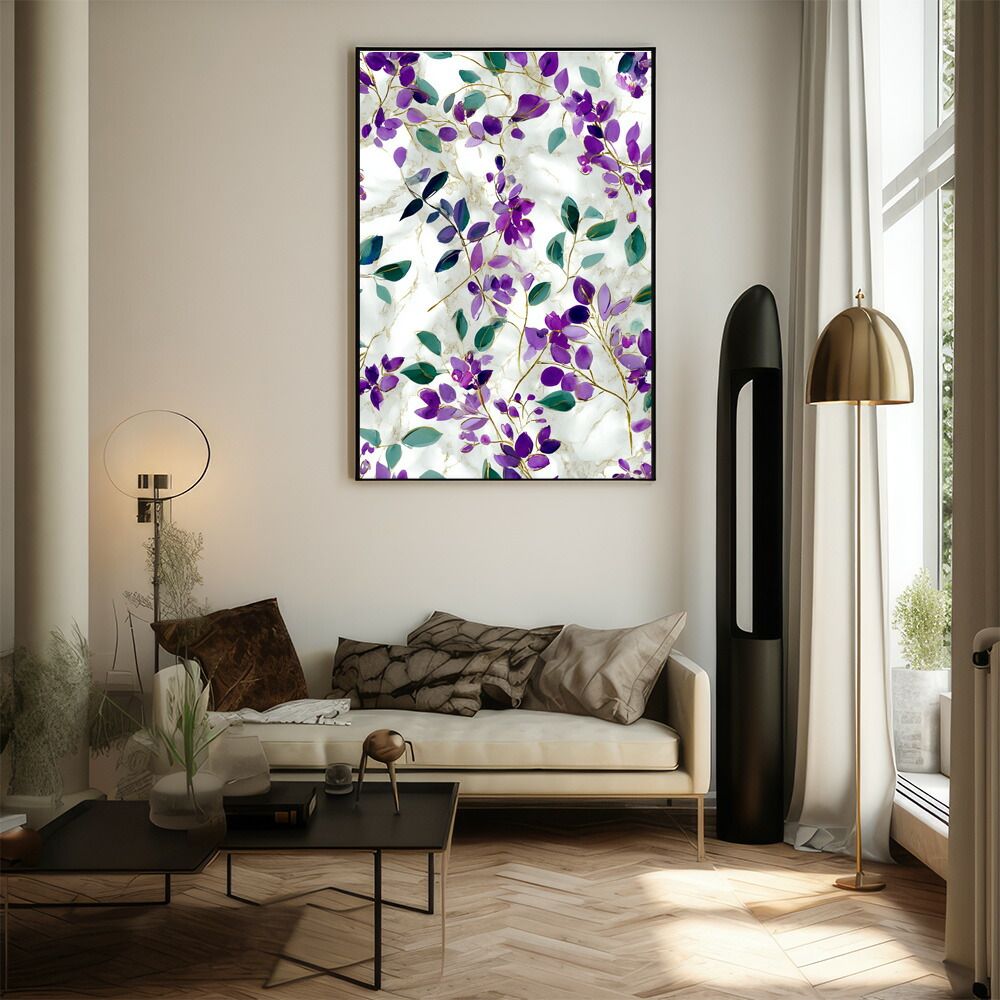 フラワーポスター 北欧風