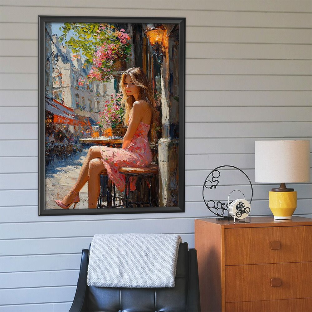 A2サイズ（約42x59cm）】【lm-poster-2764】【フレーム付き】カフェに