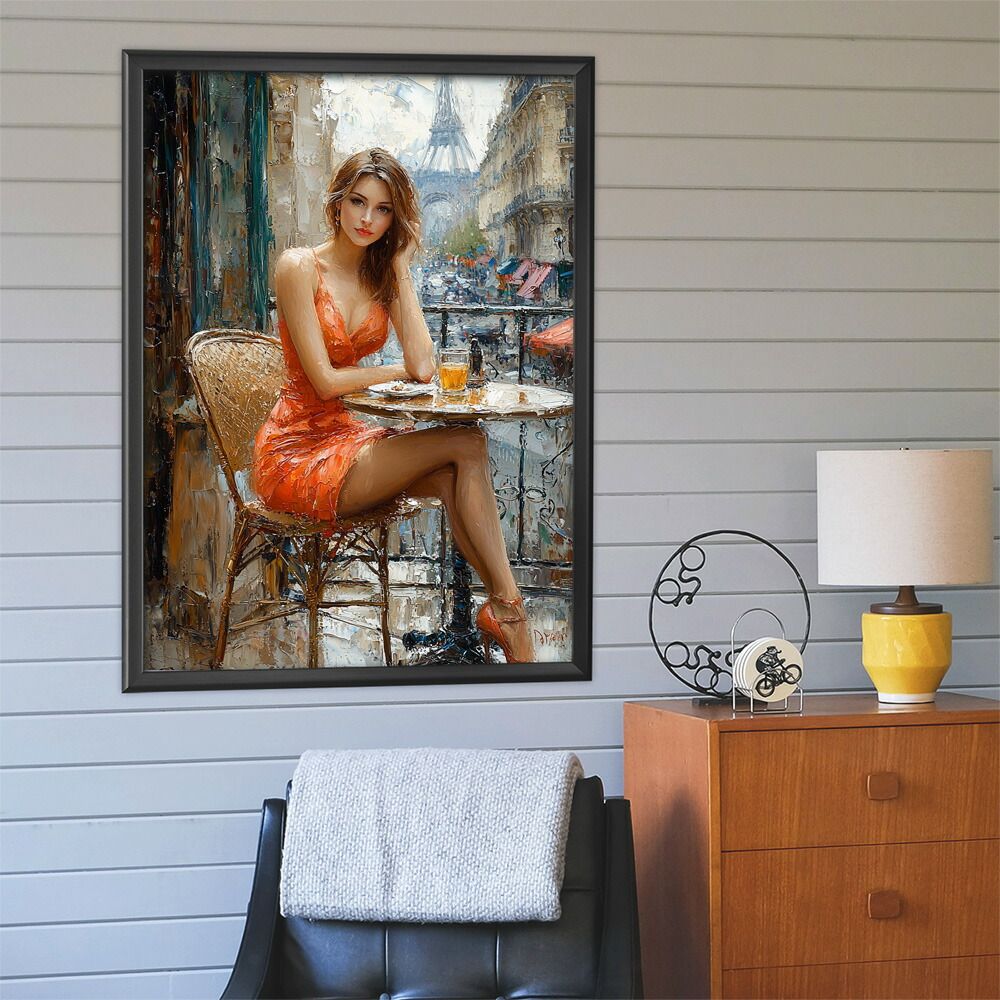 【A0サイズ（約84x119cm）】【lm-poster-2718】【フレーム付き】カフェに沈む午後 美女 絵画 画 油絵 ハンドメイド タッチ 手書き 街角 風景 カフェ ポスター インテリア 絵画 画 油絵 A1サイズ（約59x84cm）lm-poster-2729フレーム付きカフェに沈む午後 A0サイズ（約84x119cm）lm-poster-2718フレーム付きカフェに沈む午後 A1サイズ（約59x84cm）lm-poster-2781フレーム付きカフェに沈む午後