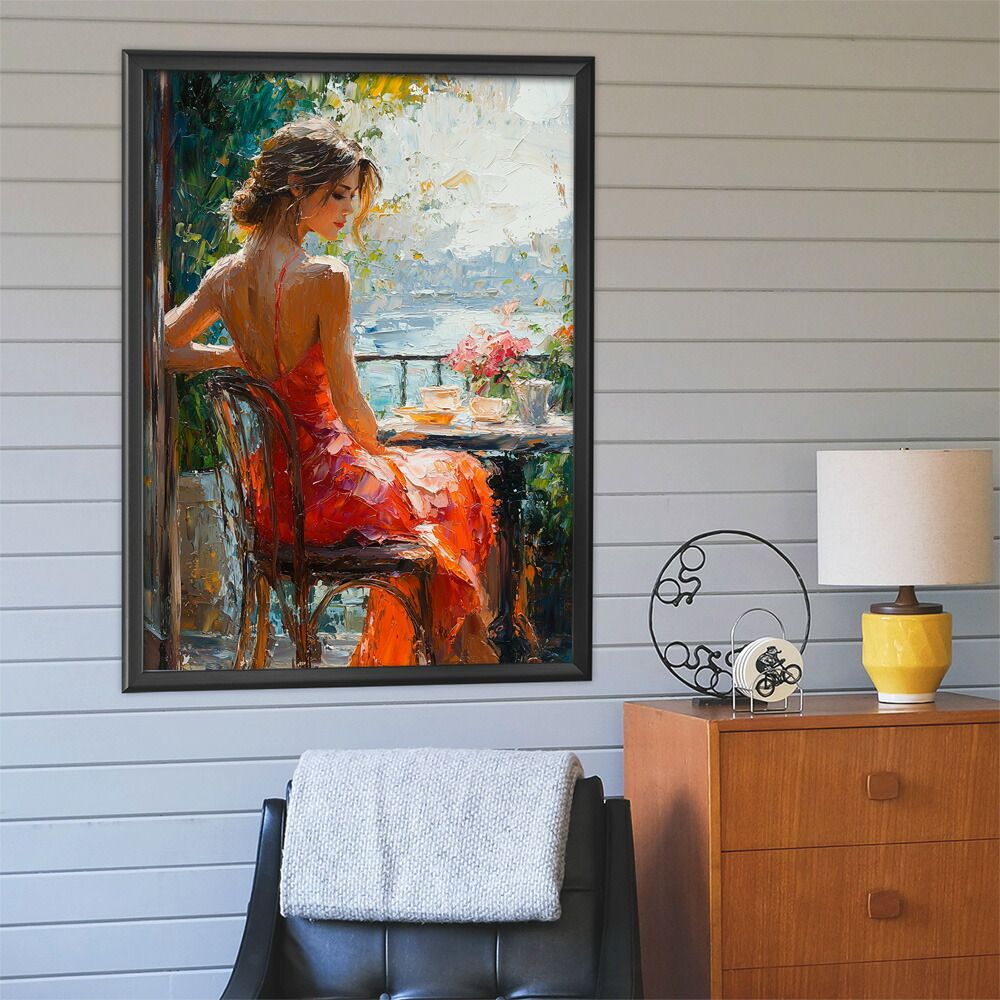 A1サイズ（約59x84cm）】【lm-poster-2786】【フレーム付き】カフェに