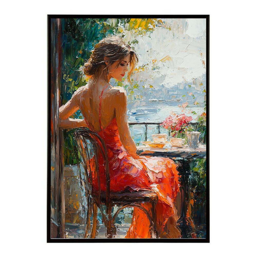 A1サイズ（約59x84cm）】【lm-poster-2786】【フレーム付き】カフェに