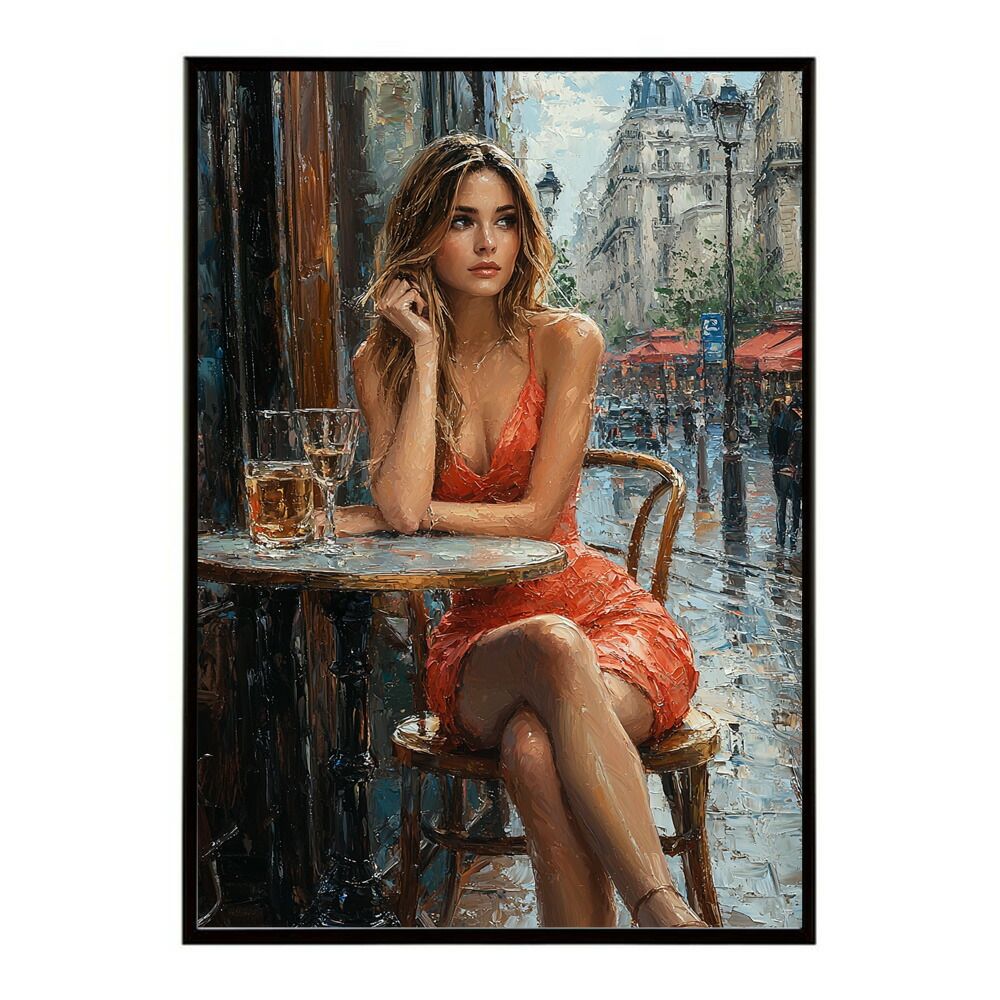 B2サイズ（約51x73cm）】【lm-poster-2801】【フレーム付き】カフェに