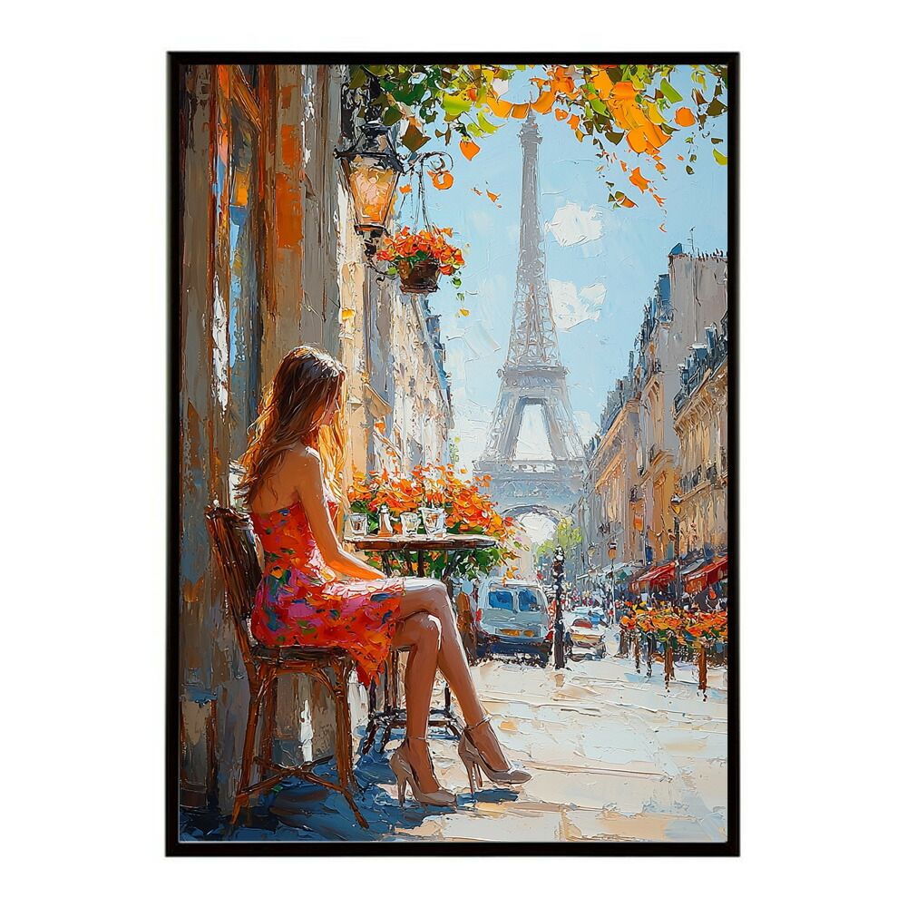 B4サイズ（約25x36cm）】【lm-poster-2813】【フレーム付き】カフェに