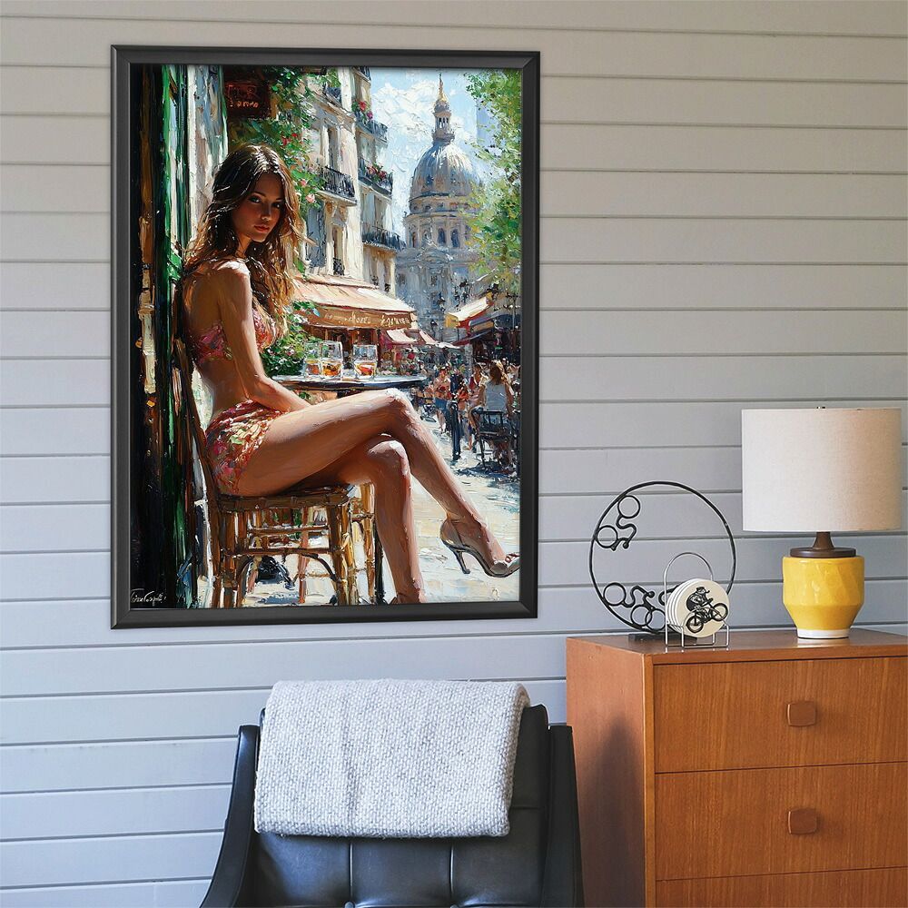 B2サイズ（約51x73cm）】【lm-poster-2788】【フレーム付き】カフェに