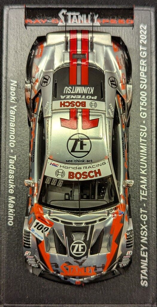 Spark model 1/43 STANLEY NSX-GT No.100 TEAM KUNIMITSU GT500 SUPER