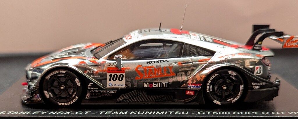 Spark model 1/43 STANLEY NSX-GT No.100 TEAM KUNIMITSU GT500 SUPER