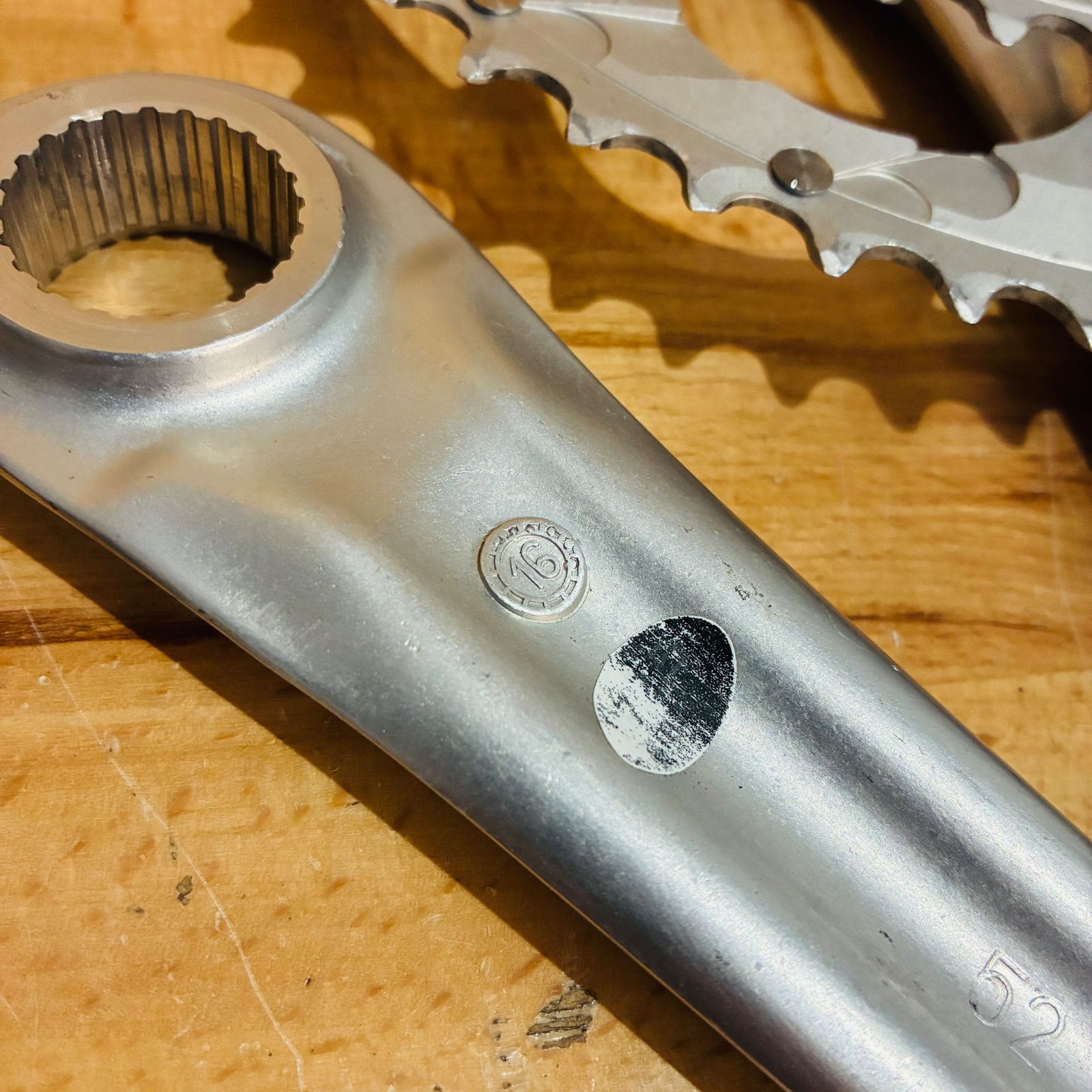 良品】 Campagnolo VELOCE クランクセット10s 50-34T 172.5mm BSC BB付