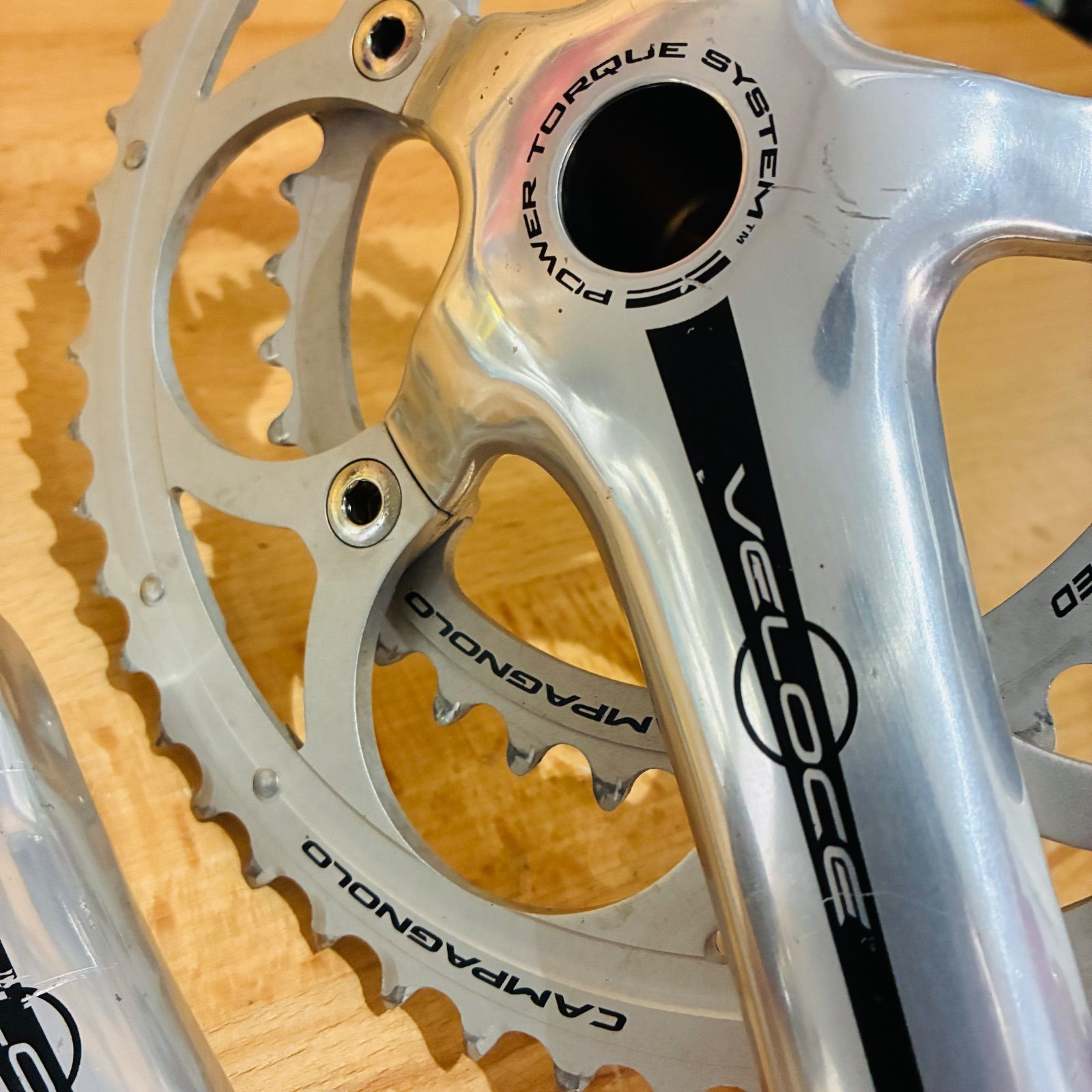 良品】 Campagnolo VELOCE クランクセット10s 50-34T 172.5mm BSC BB付