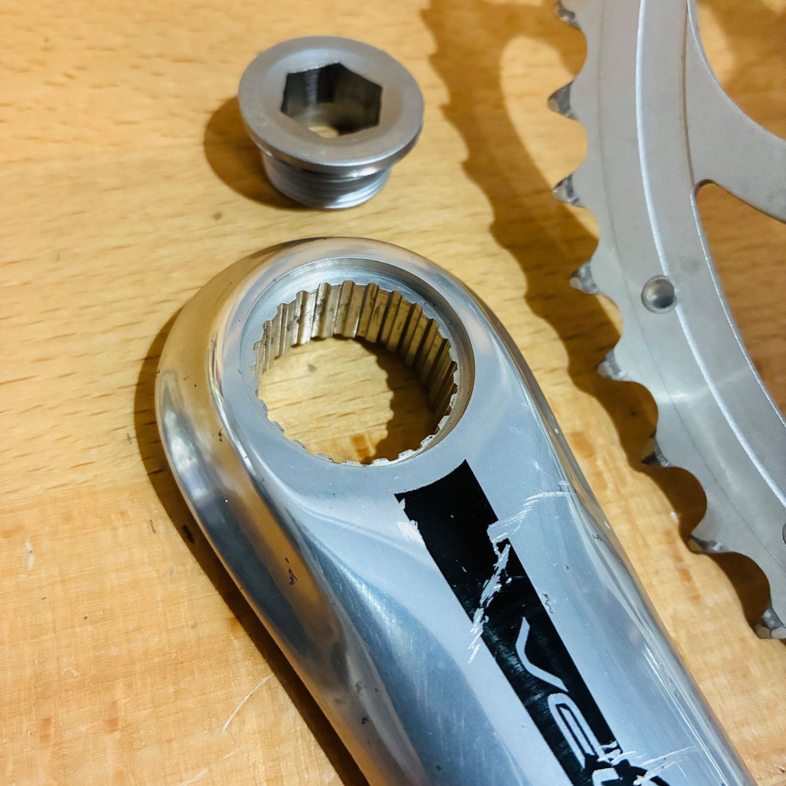 カンパ ベローチェ クランクセット 172.5 50-34 10S シルバー 自転車 カンパ ベローチェ クランクセット 172.5 50-34 10S シルバー