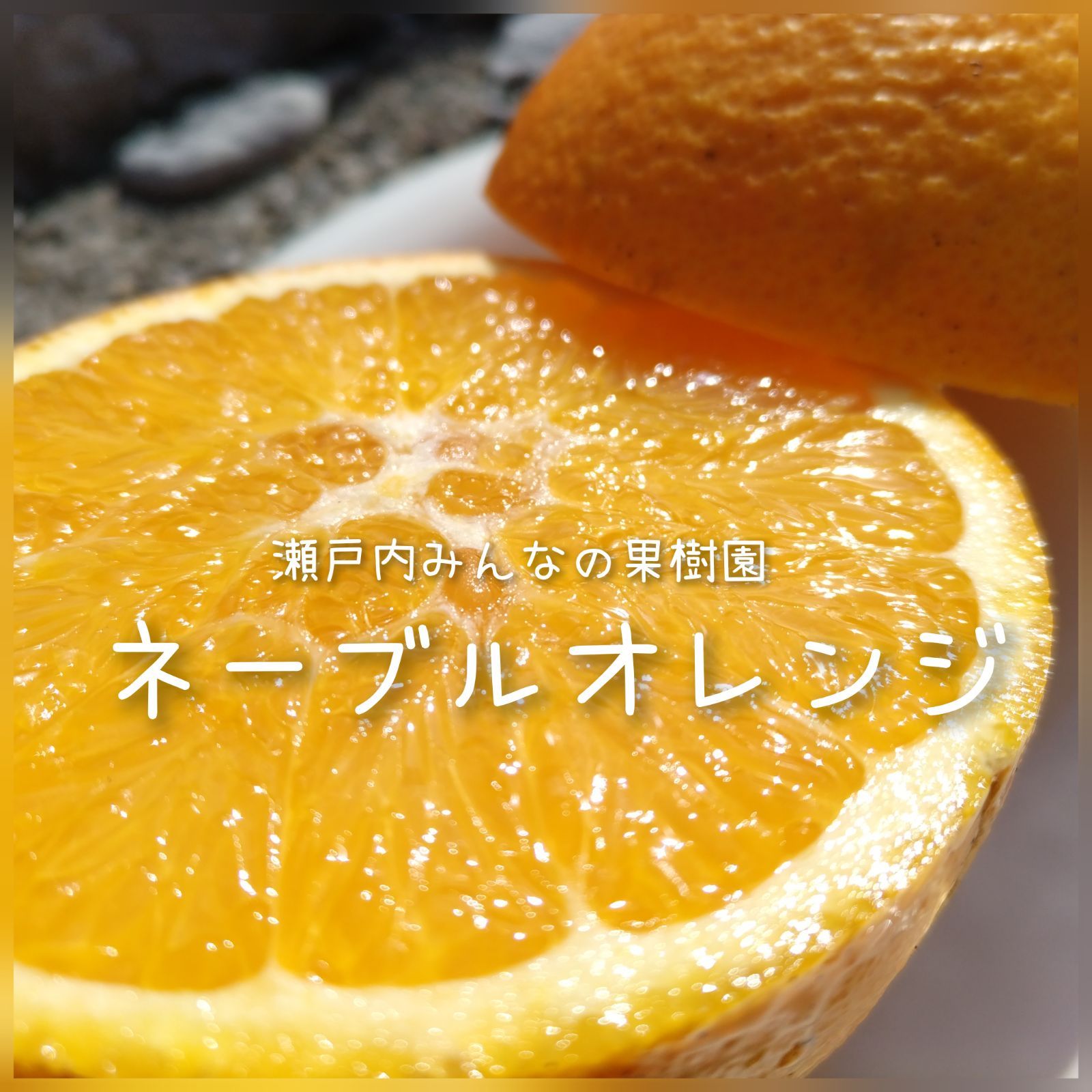 国産ネーブルオレンジ ○重量 7㎏前後【箱、緩衝材込】 ○外皮 見た目 B（