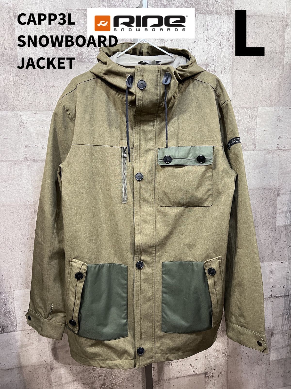美品 RIDE SNOWBOARDS CAPP3L スノボジャケット L ライド スノーボード