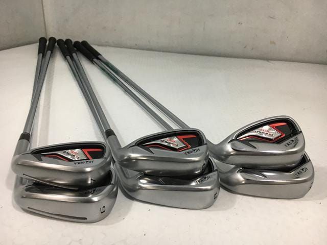 返品OK 【中古ゴルフクラブ】(6本セット)ホンマ T//WORLD GS アイアン