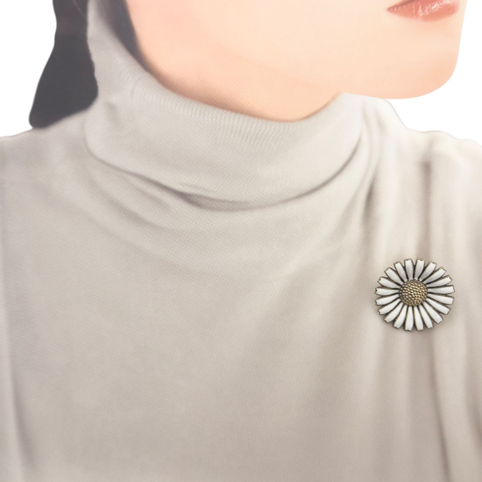 ジョージジェンセン レディース デイジー ブローチ フラワー 925