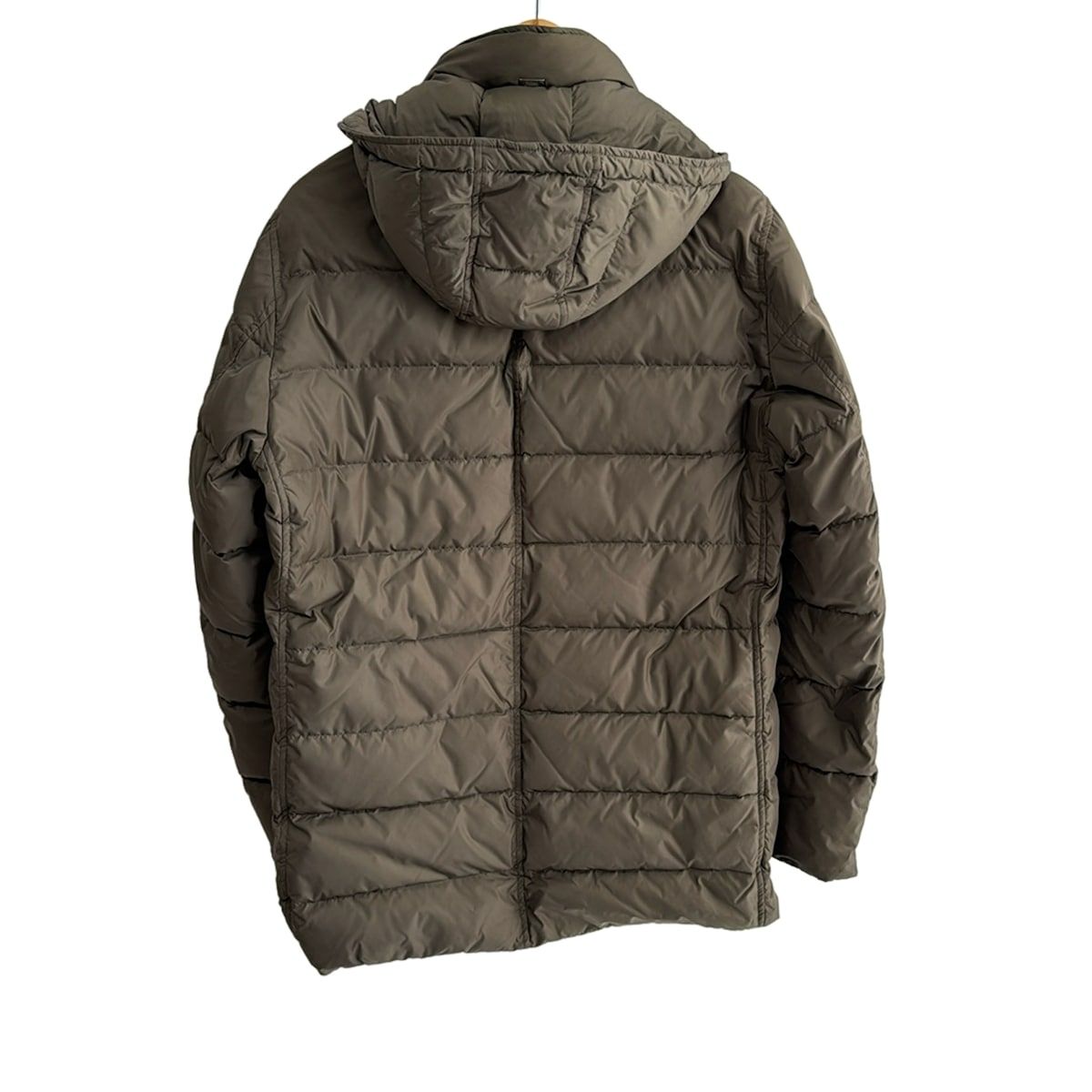 HERNO ヘルノ ダウンコート サイズ48 M メンズ カーキ 冬物|フード着脱可