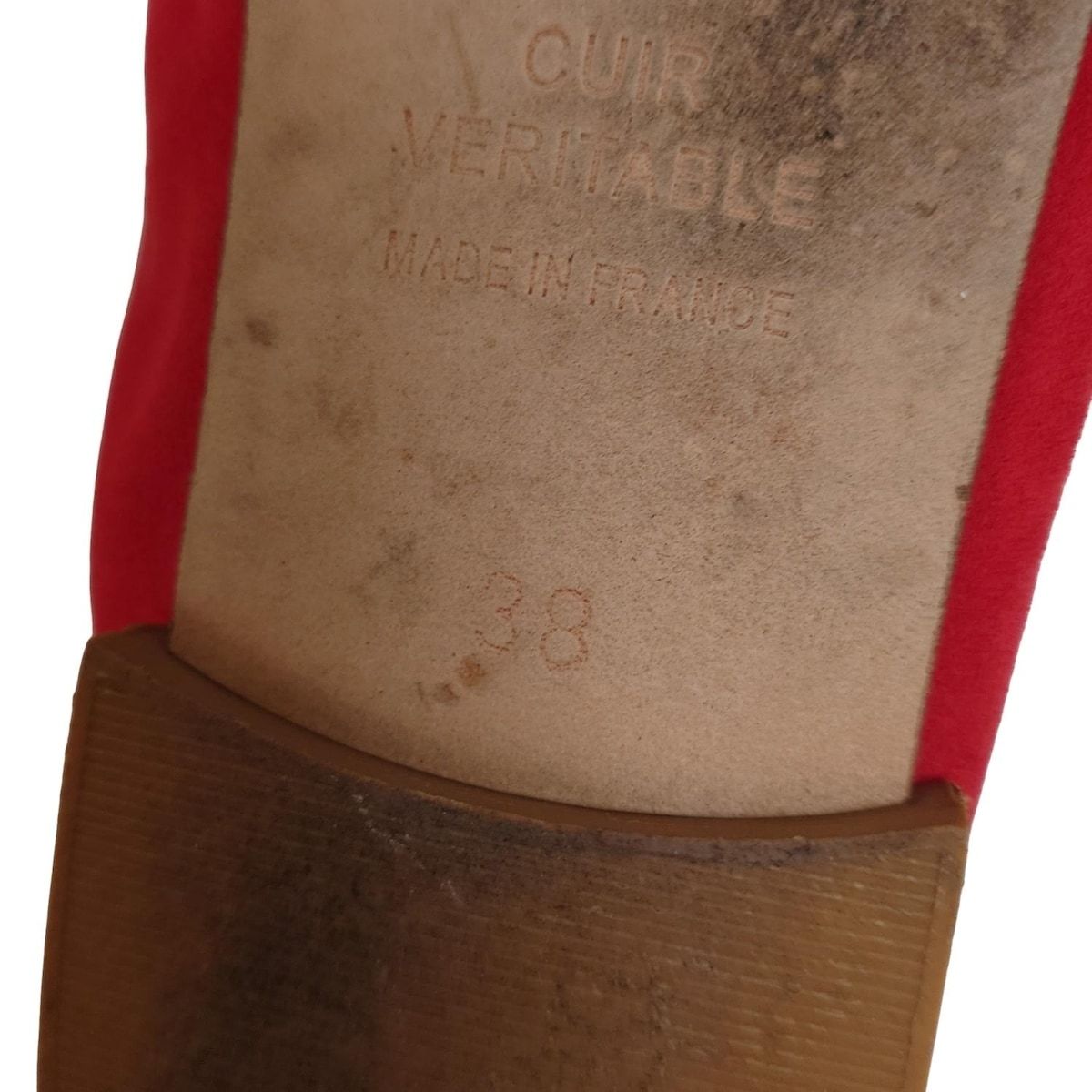 repetto(レペット) フラットシューズ 38 レディース レッド リボン