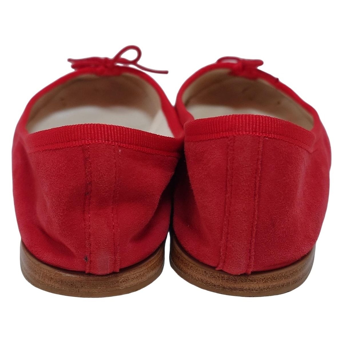 repetto(レペット) フラットシューズ 38 レディース レッド リボン
