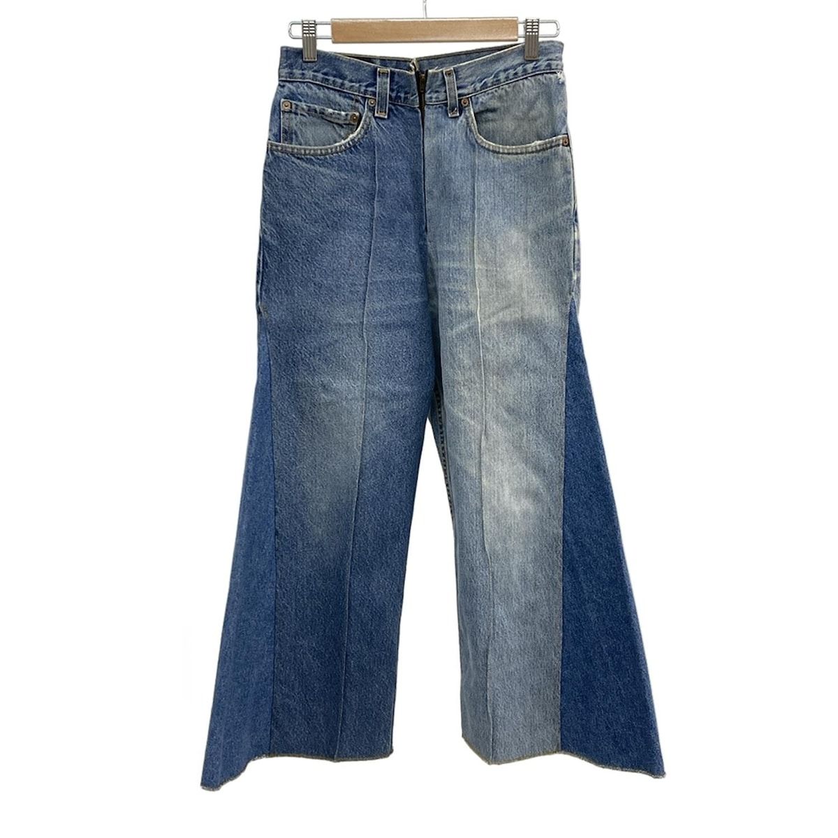 77 circa ナナナナサーカ ジーンズ レディース ライトブルー ブルー フルレングス