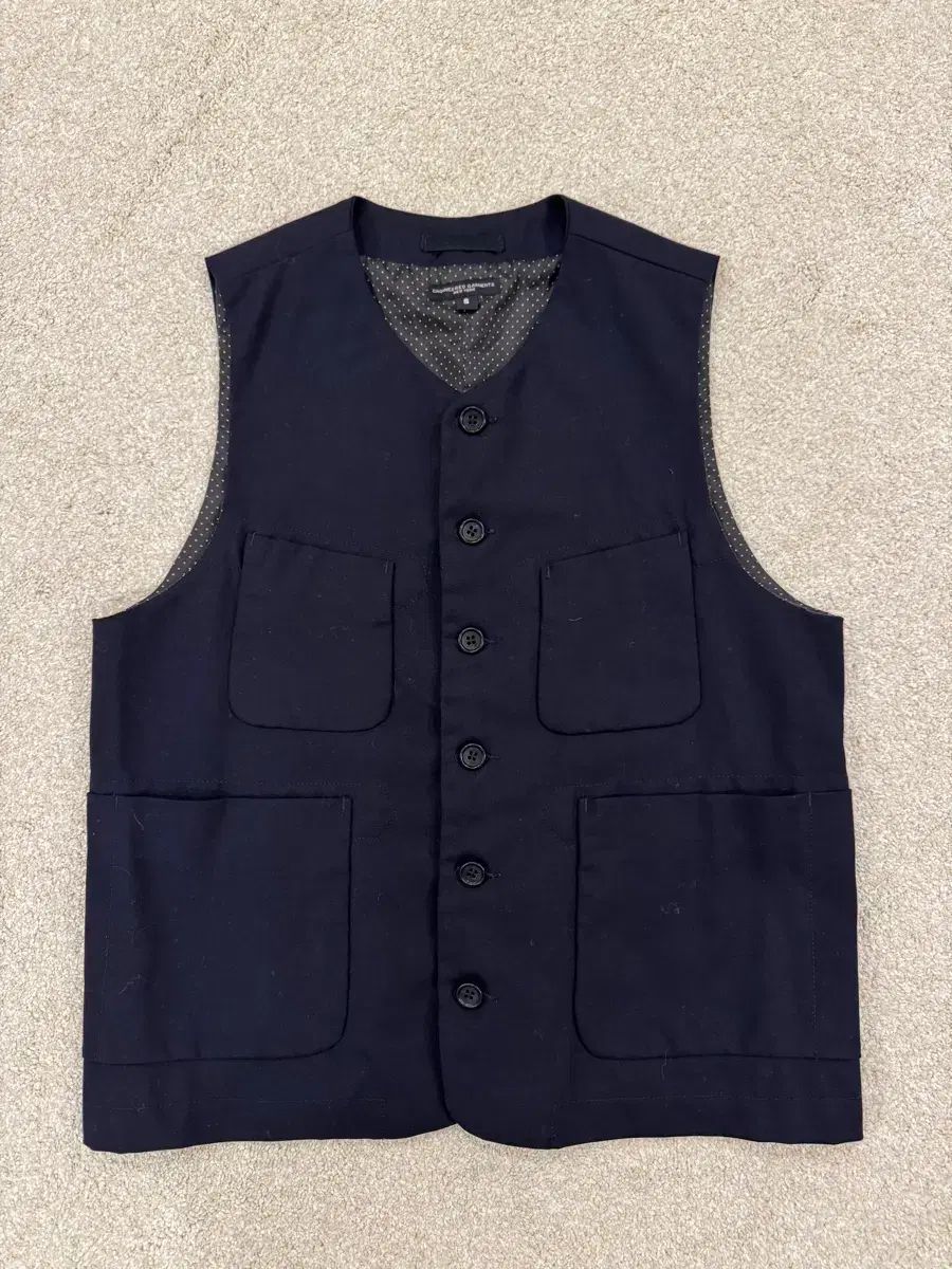 ENGINEERED GARMENTS エンジニアードガーメンツ ネイビ ベスト S