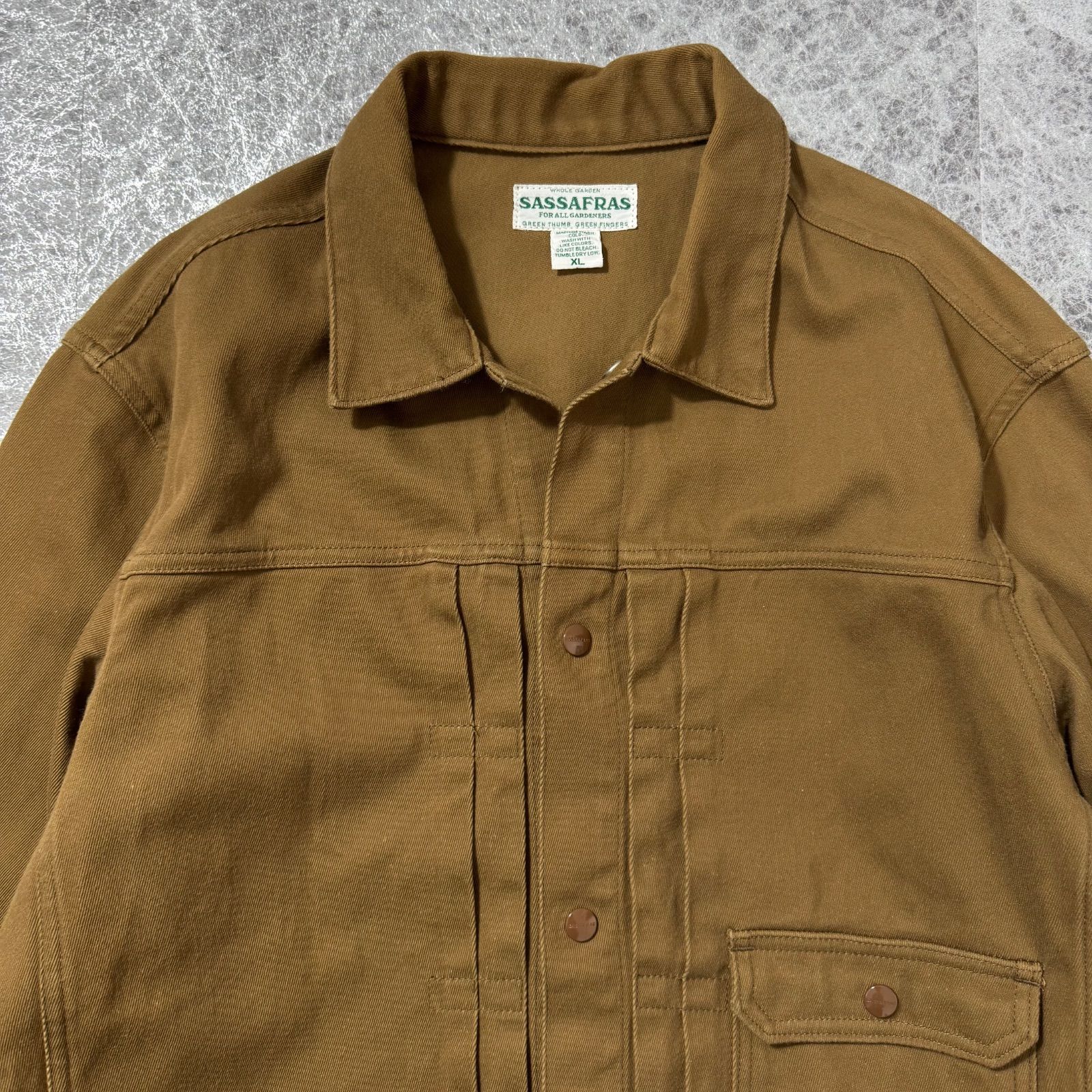 SASSAFRAS ササフラス ダックキャンバス ガーデナージャケット 