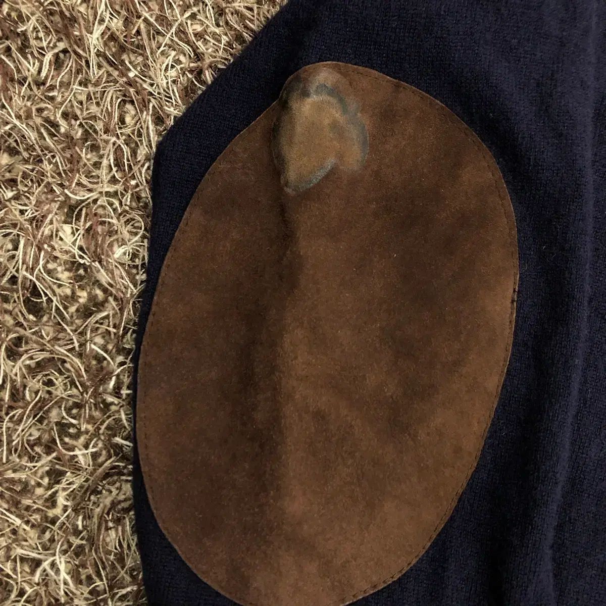 M ポロラルフローレン エルボー パッチ ウール カーディガン 卸売 Polo