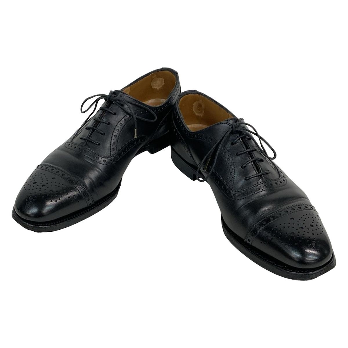 J.M. WESTON ジェイエムウェストン シューズ 7 D メンズ - 黒 パンチング レザー