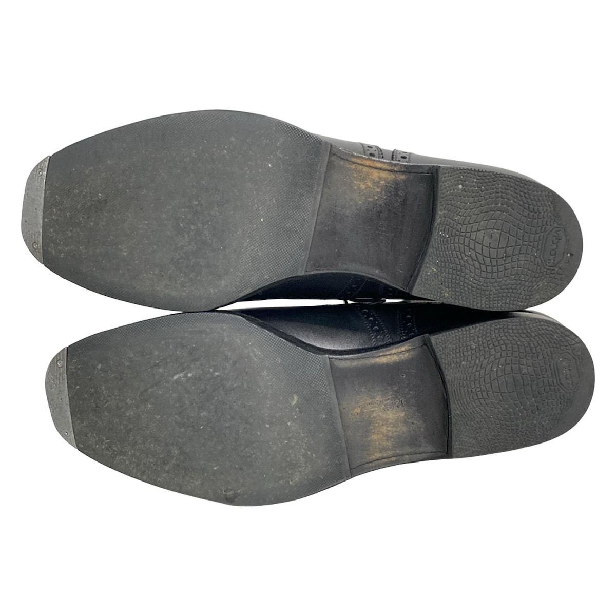  J M WESTON ジェイエムウェストン シューズ 7 D メンズ 黒 パンチング レザー その他 靴