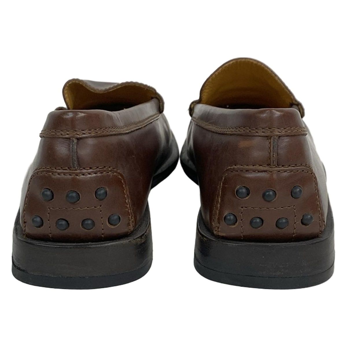 TOD'S(トッズ) ローファー 37 - ブラウン アウトソール張替済 レザー