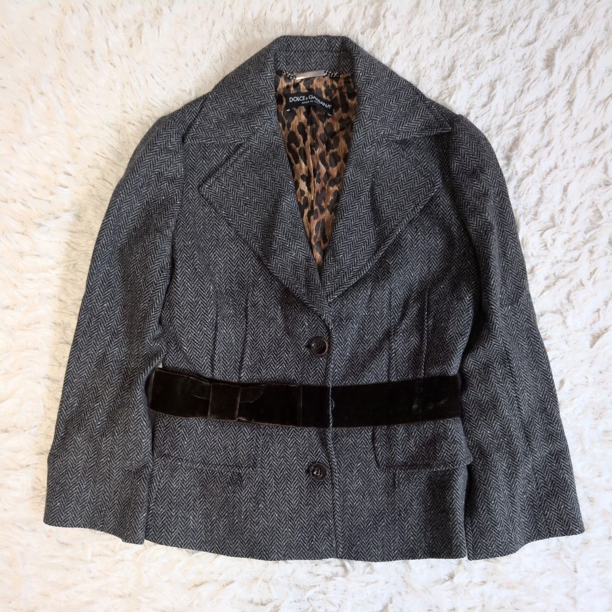 激レア✨ ドルチェアンドガッバーナ DOLCE&GABBANA ベロアリボン付き