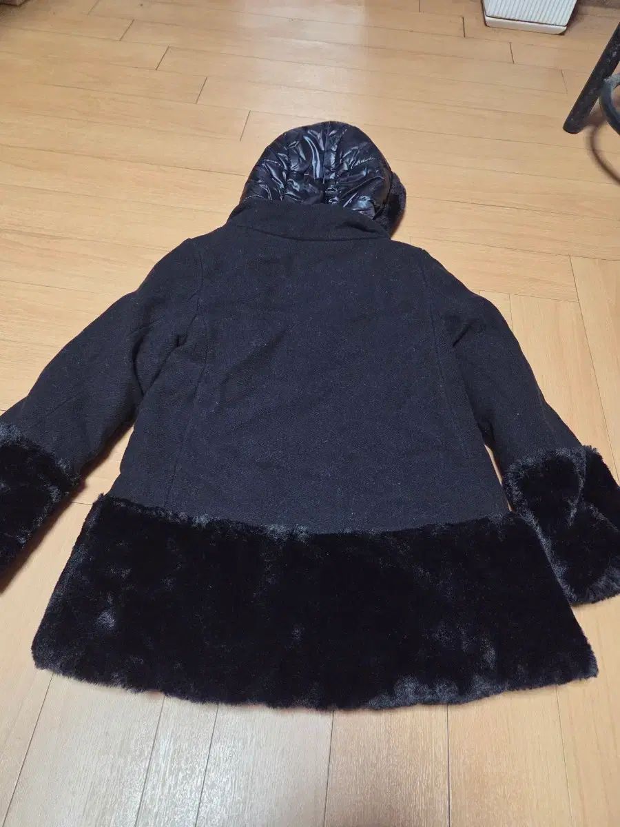 エルノ レディース 女の子 ネイビー ファー コート 8 A イタリア その他 ジャケット ブルゾン