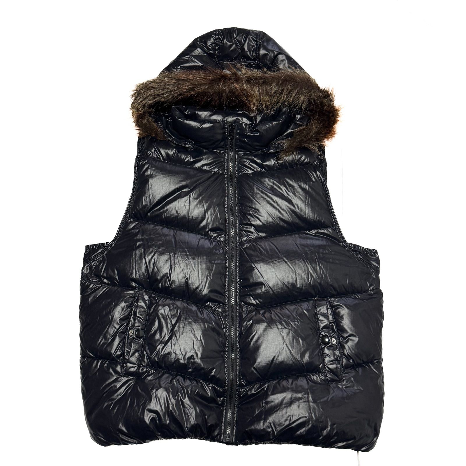 Y2K GAP fairy grunge ギャップ　ファー　ダウン　ベスト gap y2k GAP ギャップ ダウンベスト ファーベスト ダウン9 - メルカリ