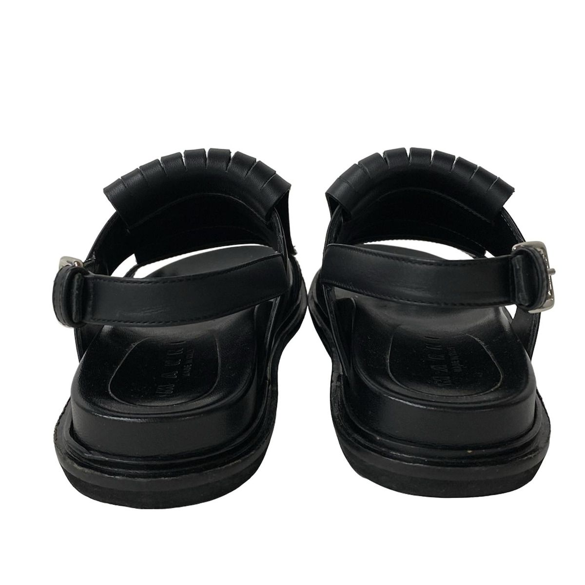 MARNIマルニ サンダル　36 イタリア製　レザー　ブラック　中古 MARNIマルニ サンダル 36 イタリア製 レザー ブラック 中古 MARNI