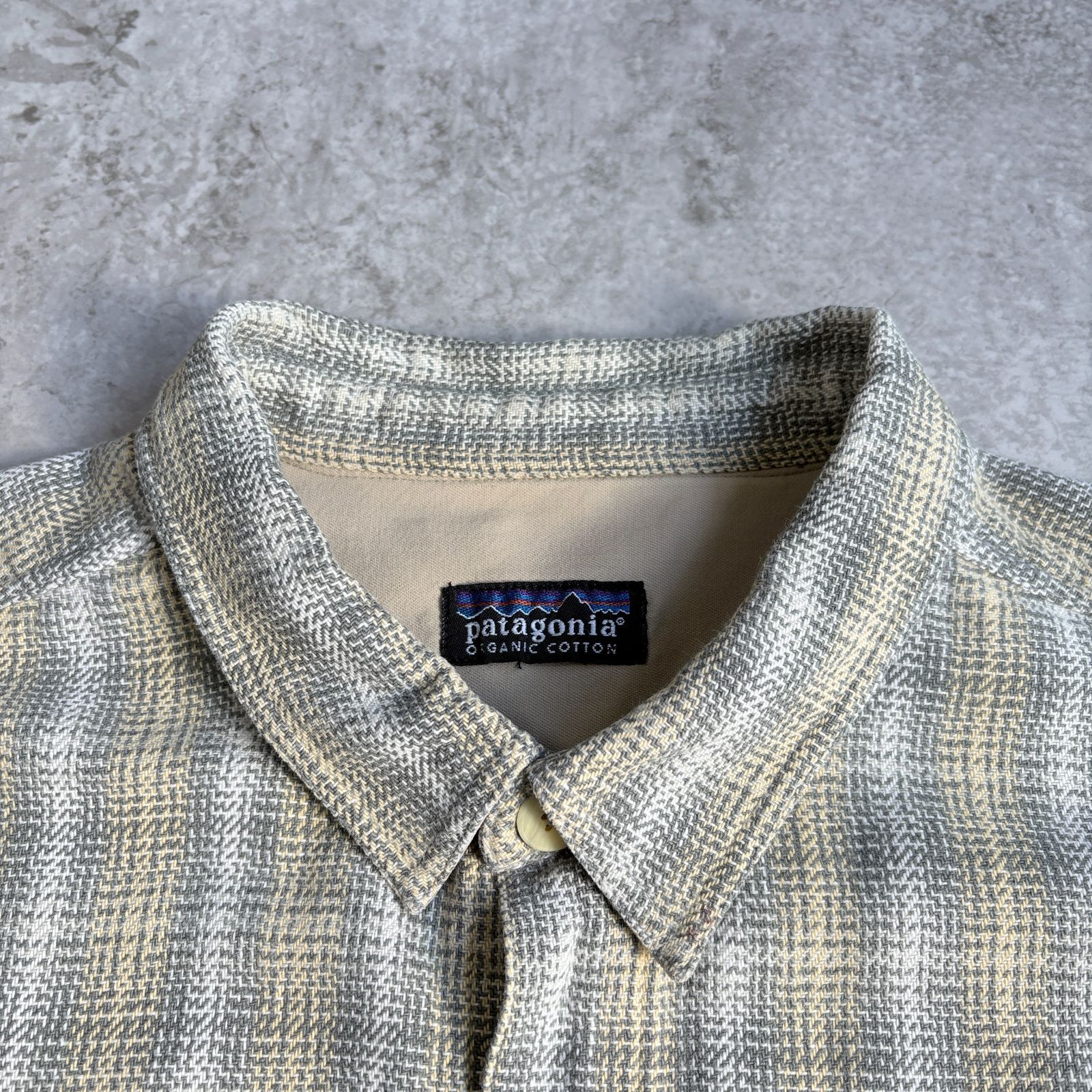 00s patagonia Heavy Flannel Shirt paint【 gray 】 パタゴニア