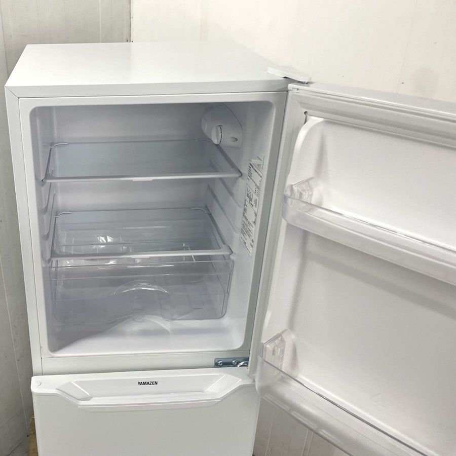 地域限定商品 [山善] 冷蔵庫 2024 幅47.4cm 106L 右開き YFR-D111(W