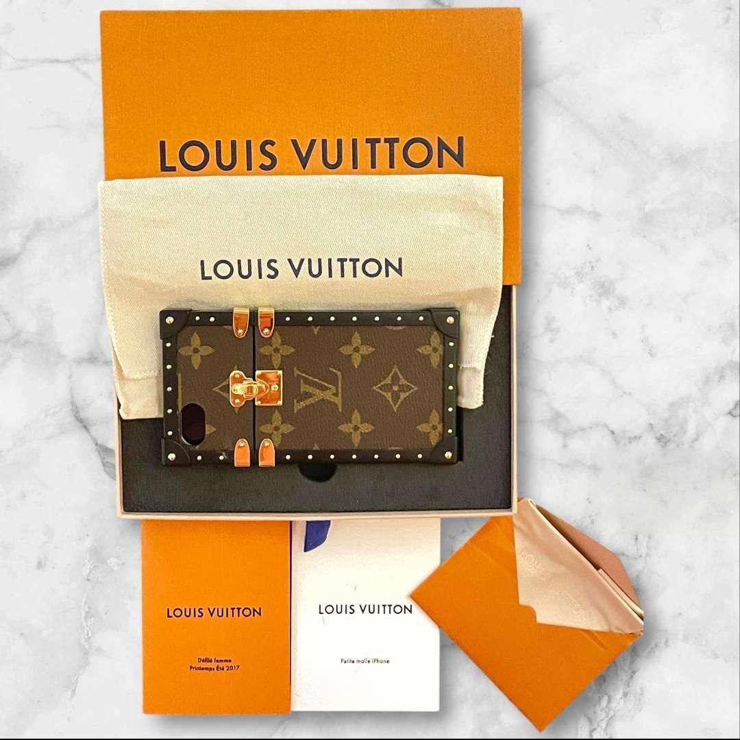 ルイヴィトン iPhoneケース ペティットマル モノグラム 付属品完備