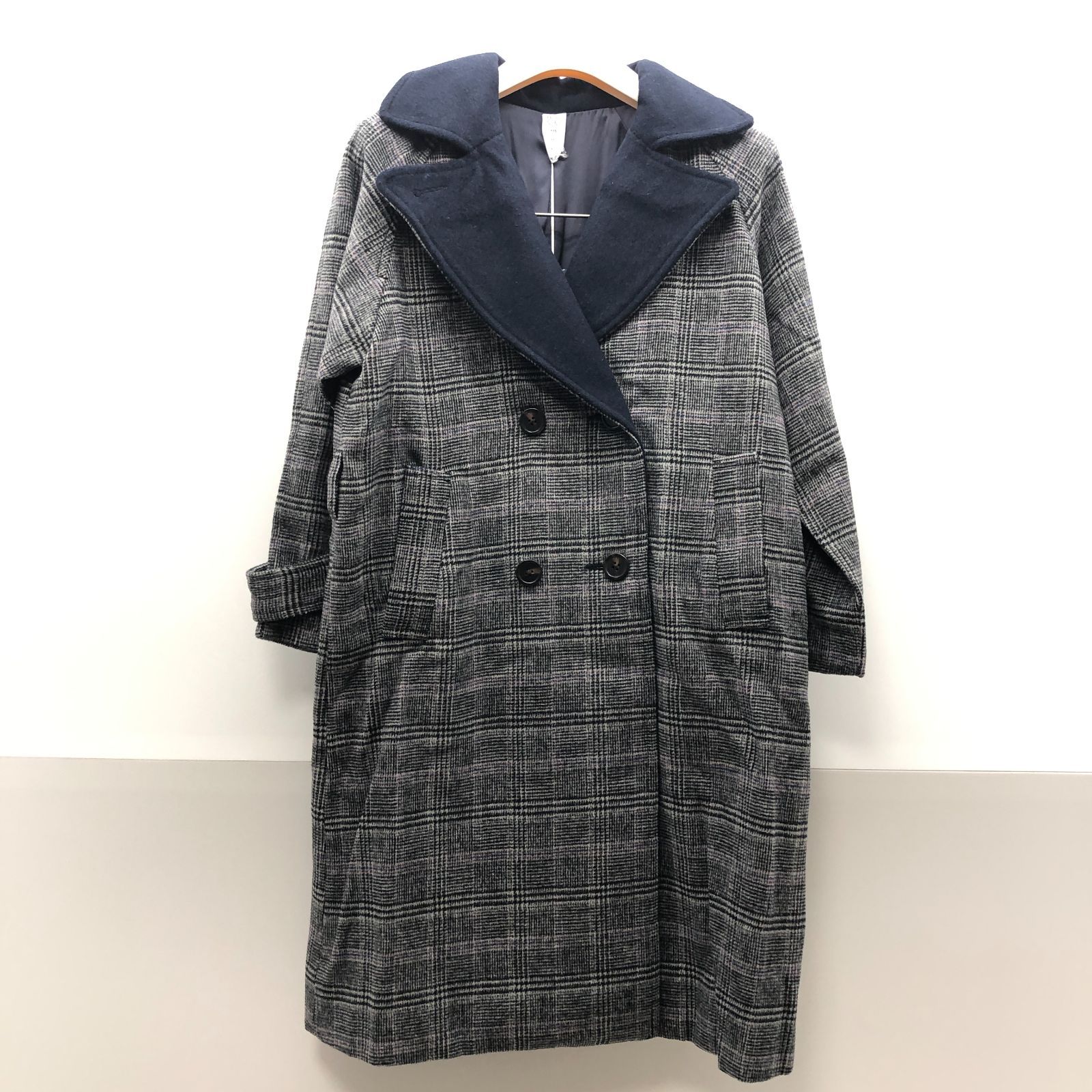 ME ANN NUNA ミーアンヌナ コート グレンチェック柄 KSKY 10-9874