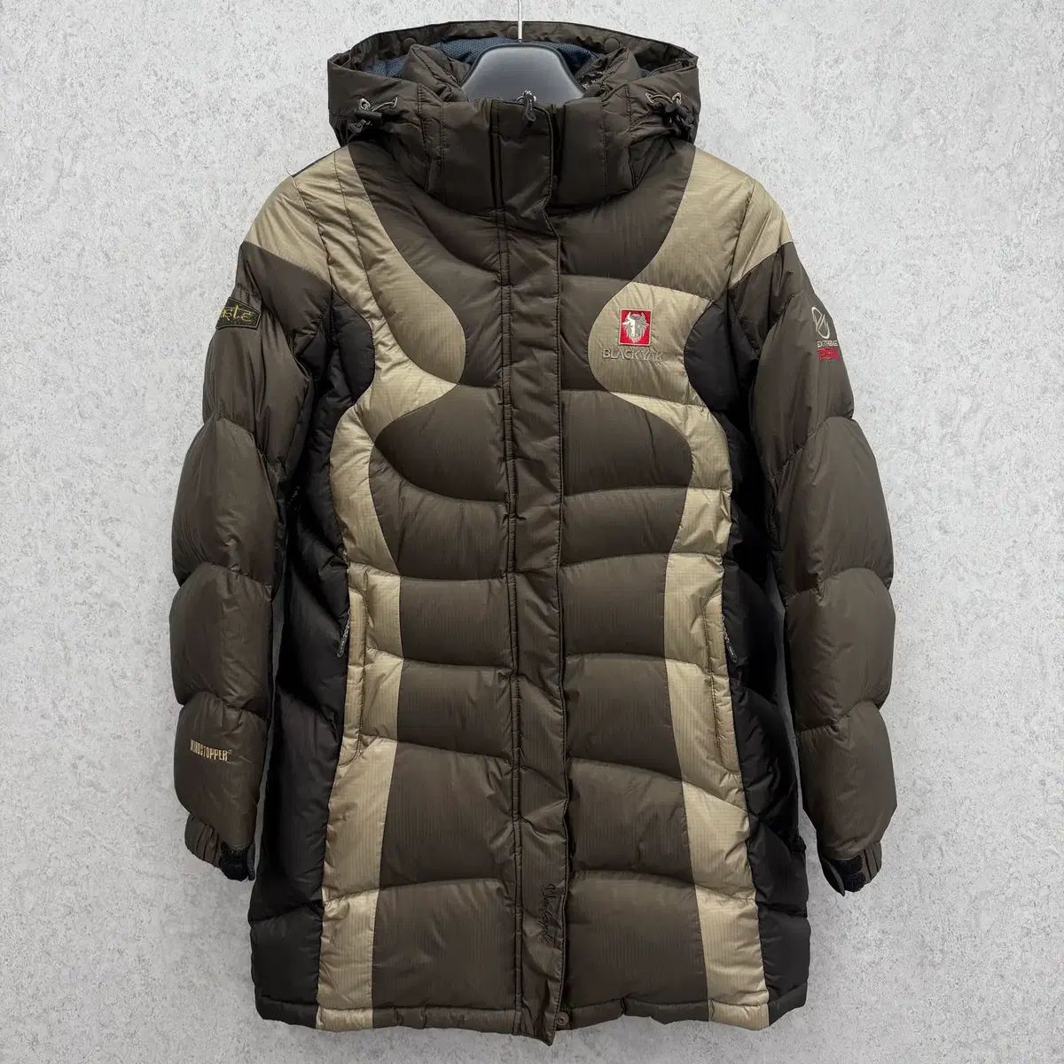 95 BLACK ファッション YAK レディース グースダウン ハーフダウン