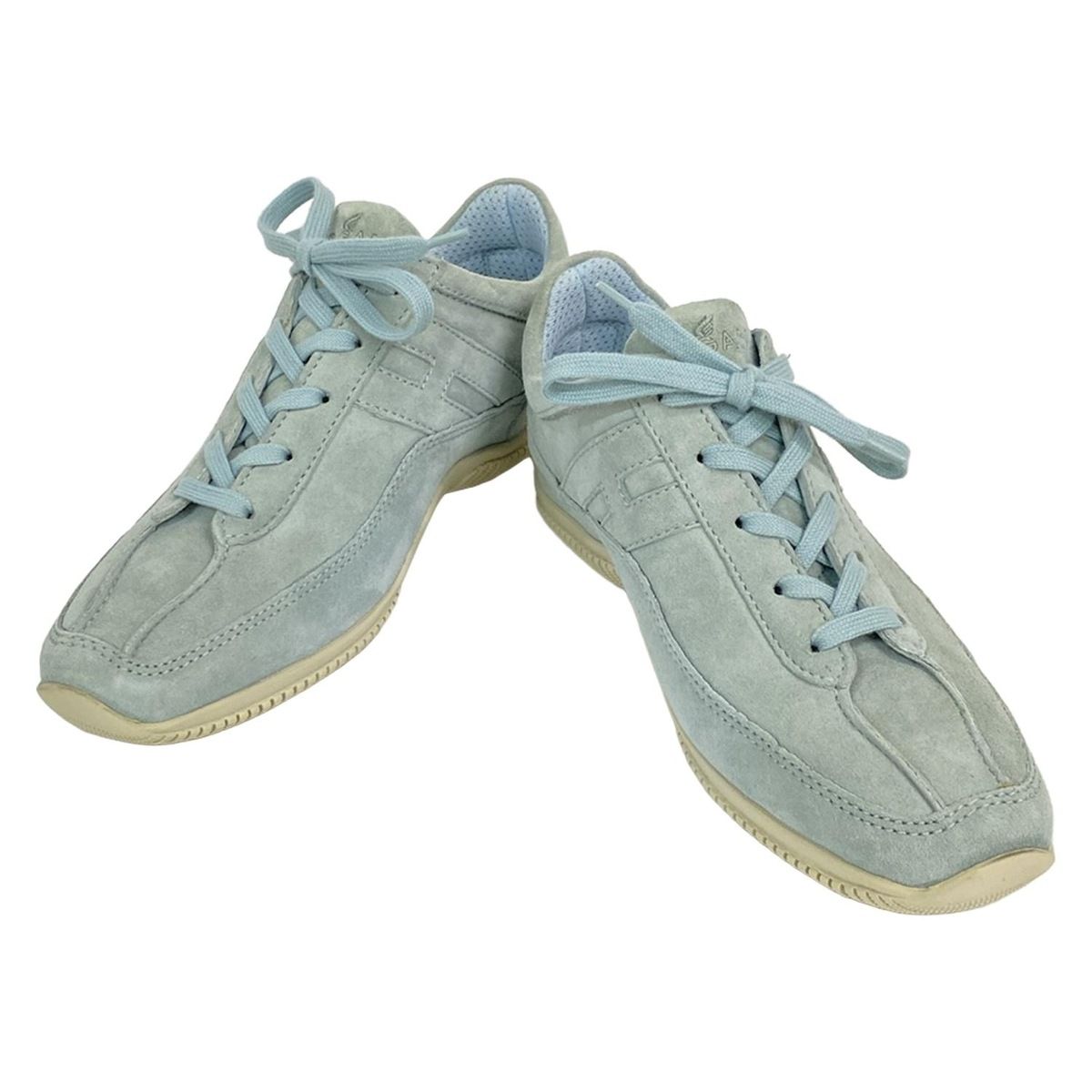 HOGAN ホーガン スニーカー 36 1 2 レディース - ライトブルー インソール取外し可