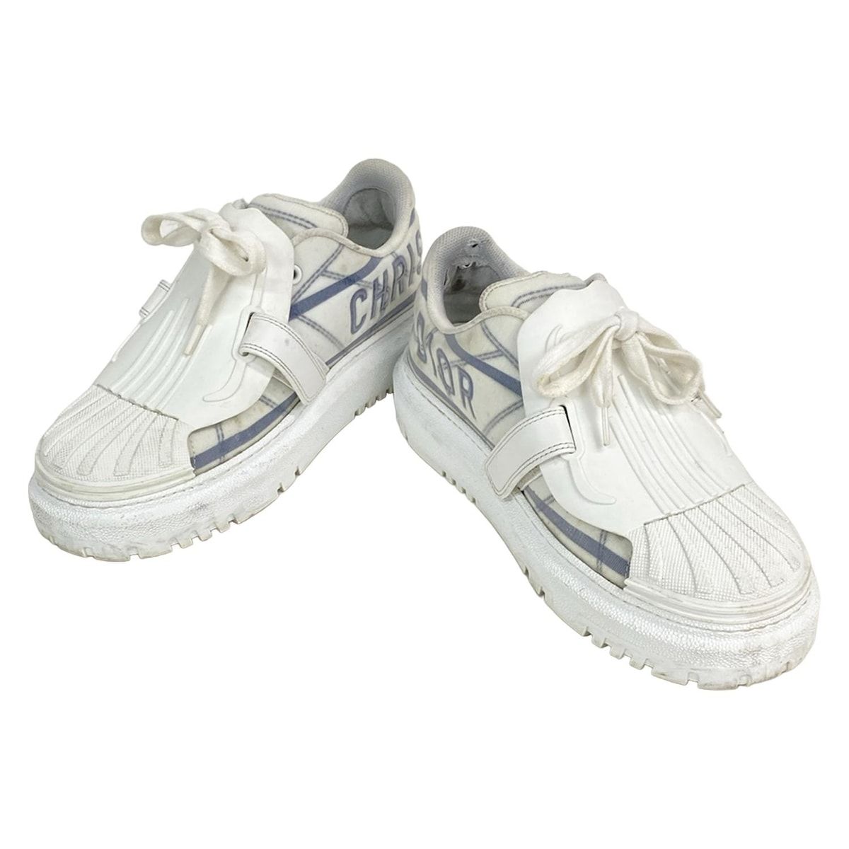 DIOR ChristianDior ディオール クリスチャンディオール スニーカー 37 DIOR-ID 白×ブルー