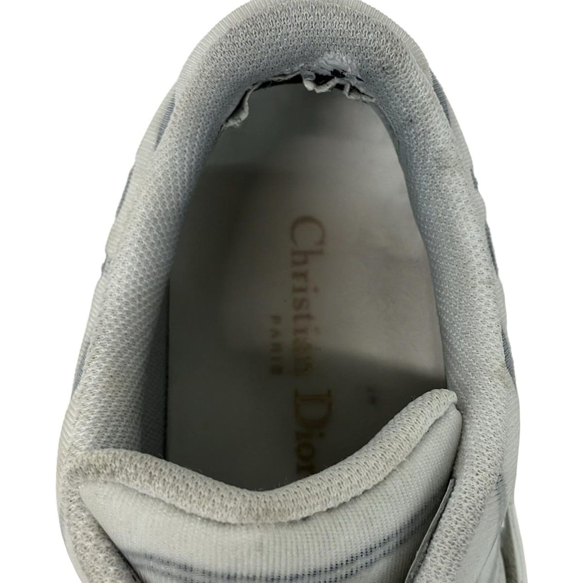  DIOR ChristianDior ディオール クリスチャンディオール スニーカー 37 DIOR-ID 白×ブルー スニーカー 靴
