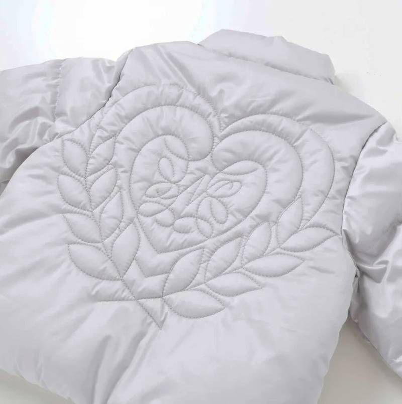 ハートロゴタフタダウンジャケット