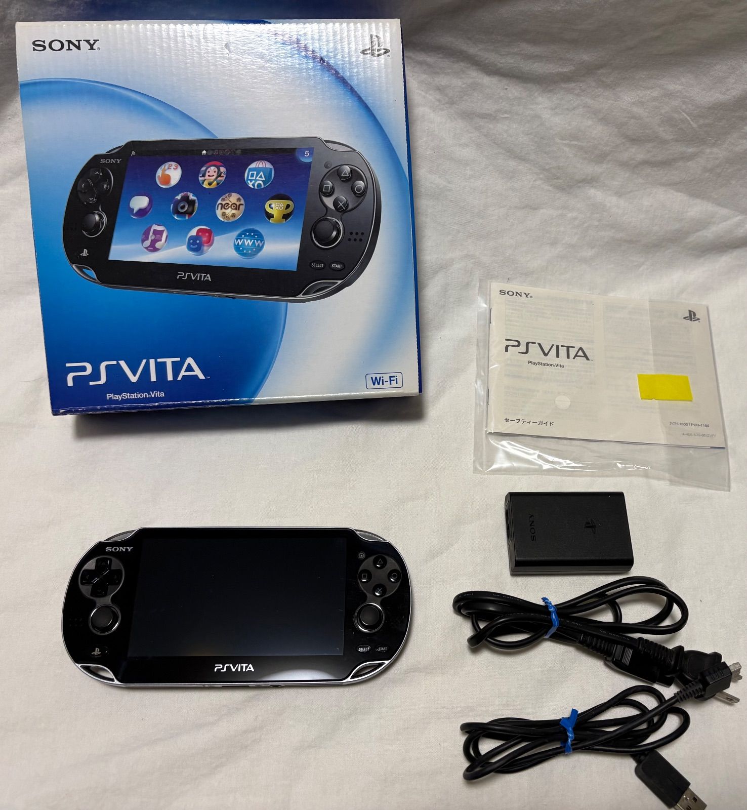 PlayStation®Vita クリスタルブラック Wi Fiモデル PCH 1000 ZA 01 SONY プレイステーションヴィータ