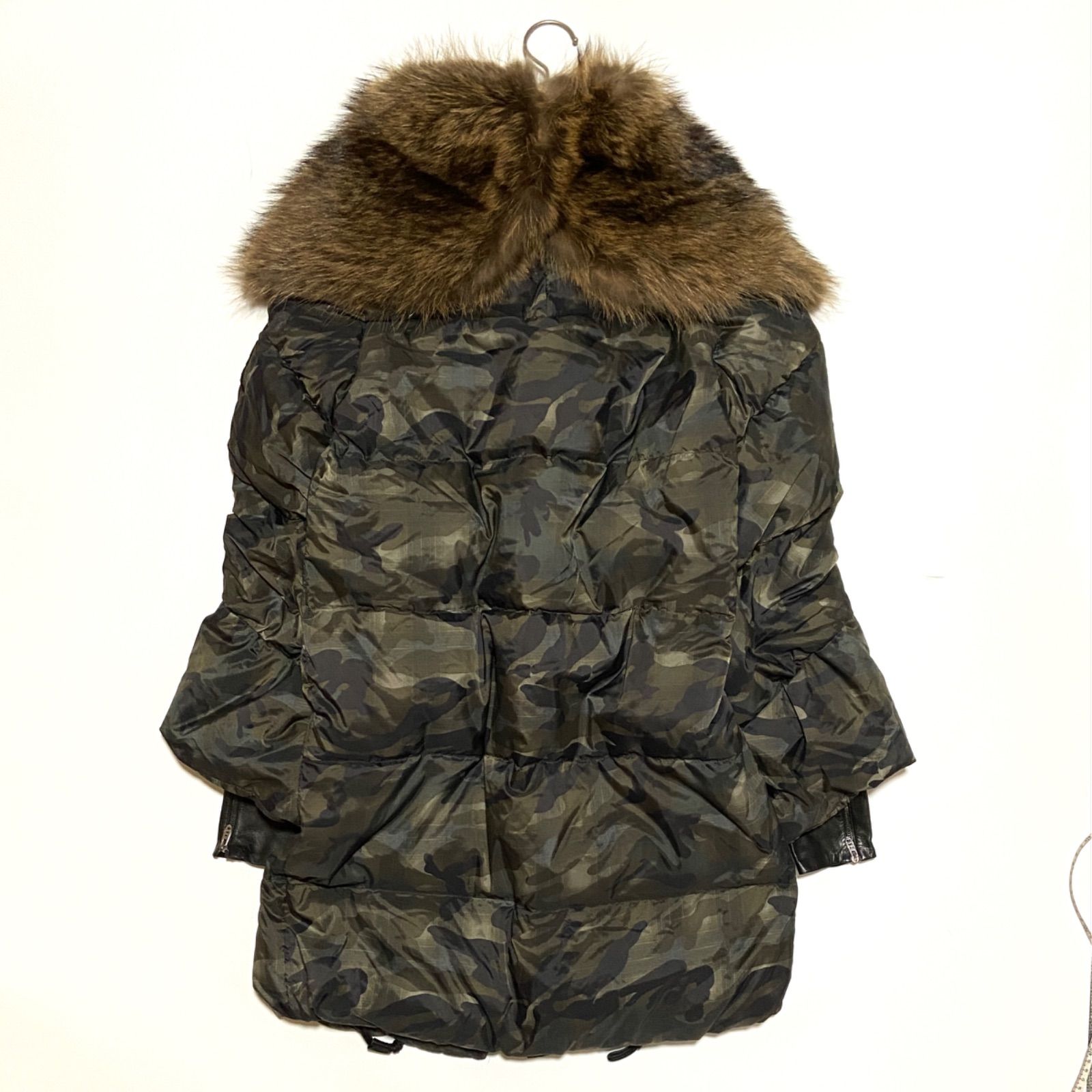 ERMANNO SCERVINO エルマンノシェルビーノ　リアルファー中綿コート ERMANNO SCERVINO エルマンノシェルビーノ リアルファー中綿コート