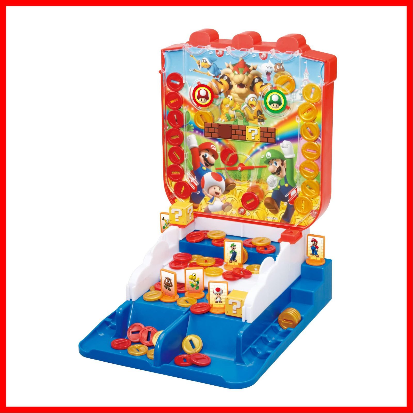 人気商品】ラッキーコインゲーム STマーク認証 大当たり! 4歳以上 おもちゃ スーパーマリオ ゲーム